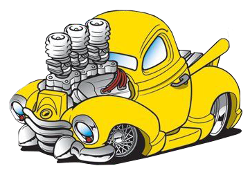 Freeway Cafe Yellow Car